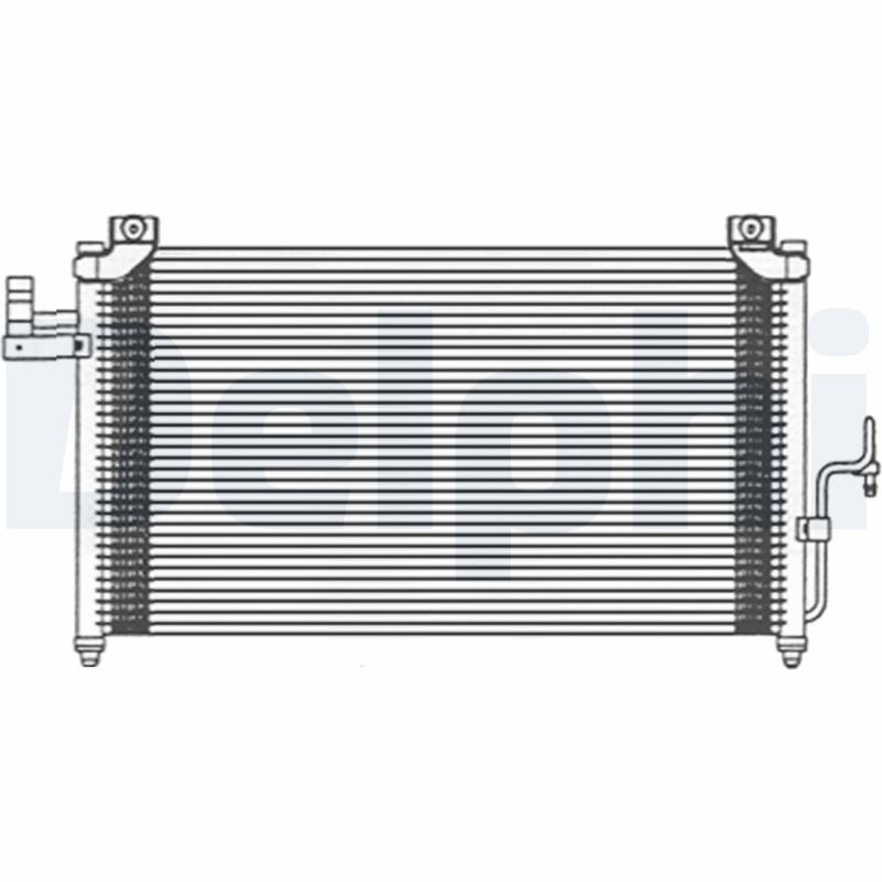 Condenser, air conditioning - TSP0225474 DELPHI