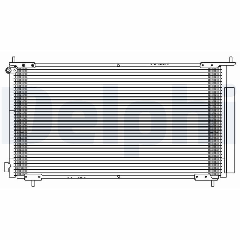 Condenser, air conditioning - TSP0225596 DELPHI