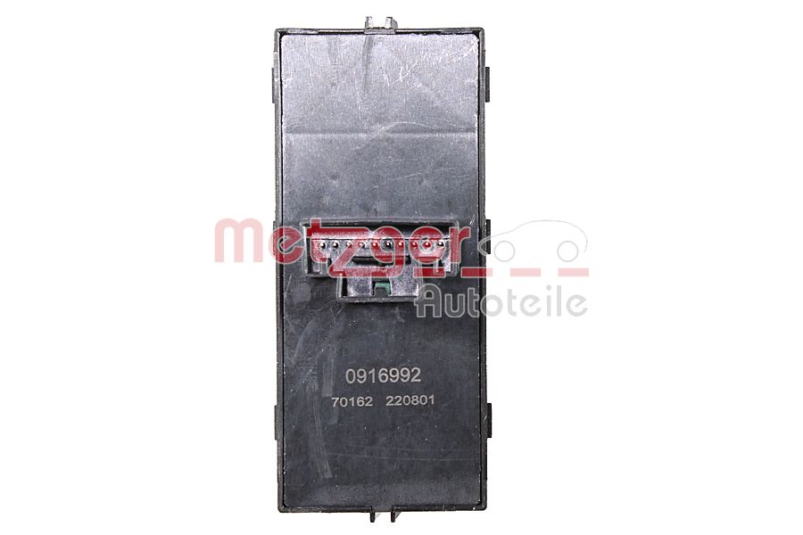Switch, window regulator - 0916992 METZGER