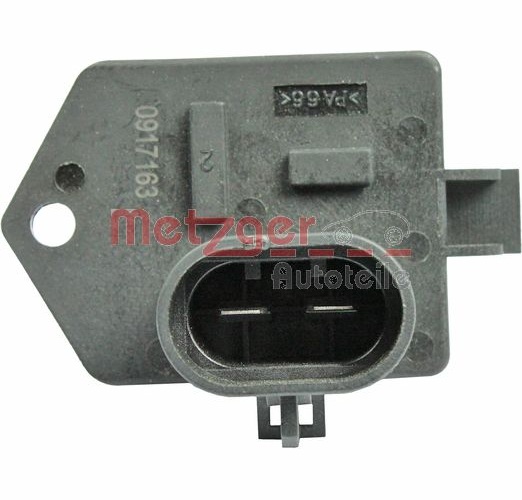 Pre-resistor, electro motor radiator fan - 0917163 METZGER