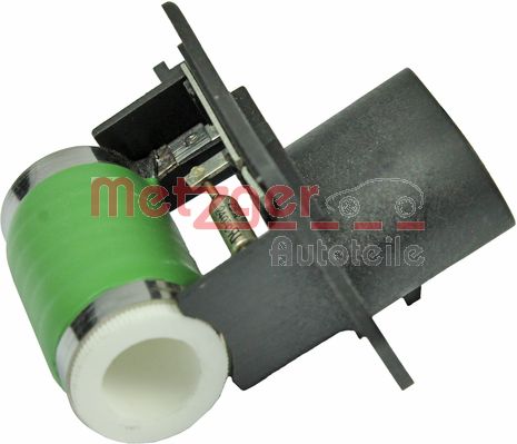 Pre-resistor, electro motor radiator fan - 0917163 METZGER