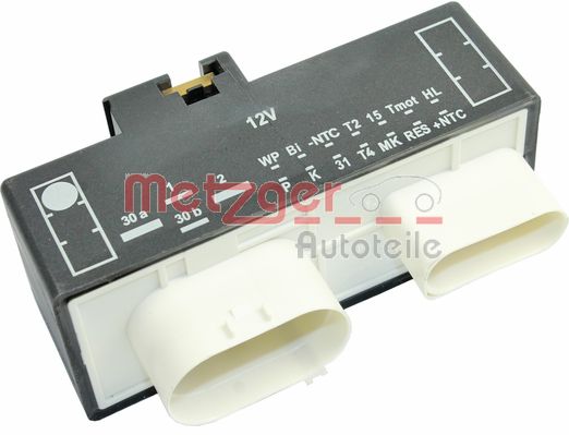 valdymo blokas, elektrinis ventiliatorius (variklio aušinima - 0917284 METZGER