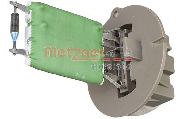 Resistor, interior blower - 0917357 METZGER