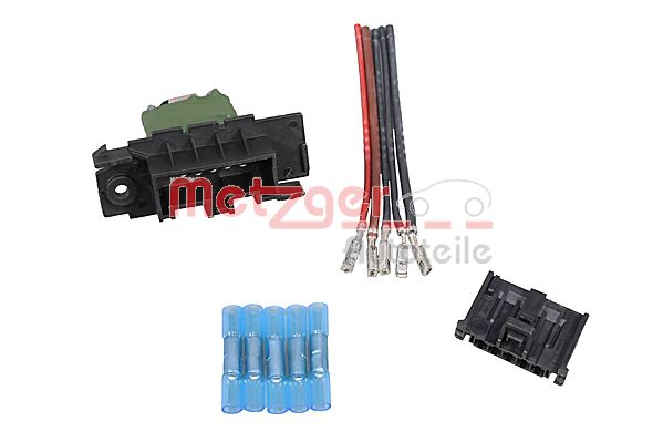 Resistor, interior blower - 0917696 METZGER