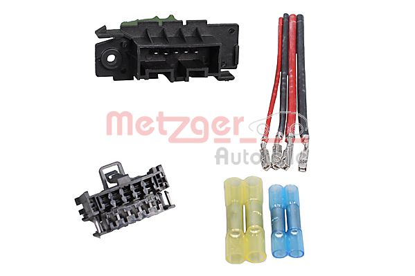 Resistor, interior blower - 0917697 METZGER