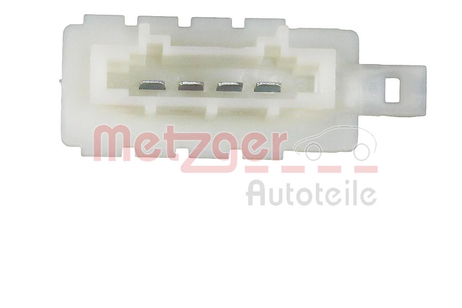 Resistor, interior blower - 0917704 METZGER