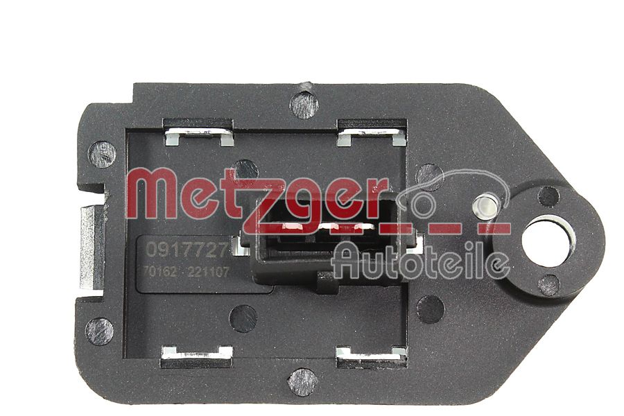 Pre-resistor, electro motor radiator fan - 0917727 METZGER