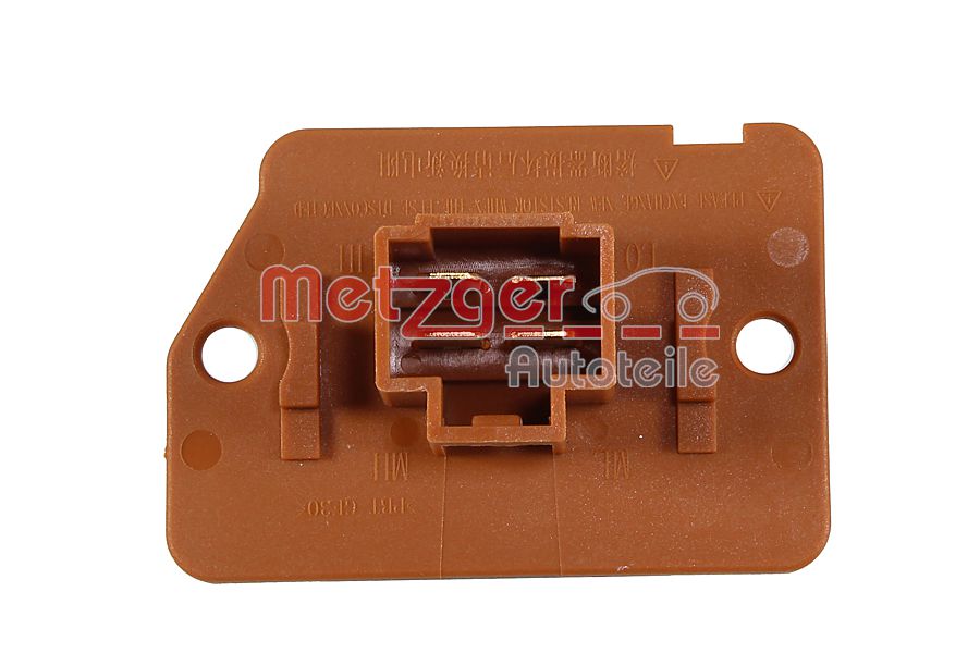 Resistor, interior blower - 0917751 METZGER