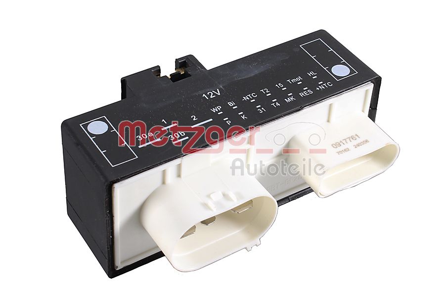 valdymo blokas, elektrinis ventiliatorius (variklio aušinima - 0917761 METZGER