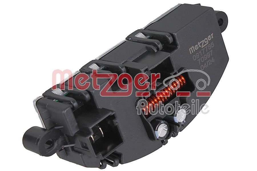 Regolatore, Ventitlatore abitacolo - 0917785 METZGER