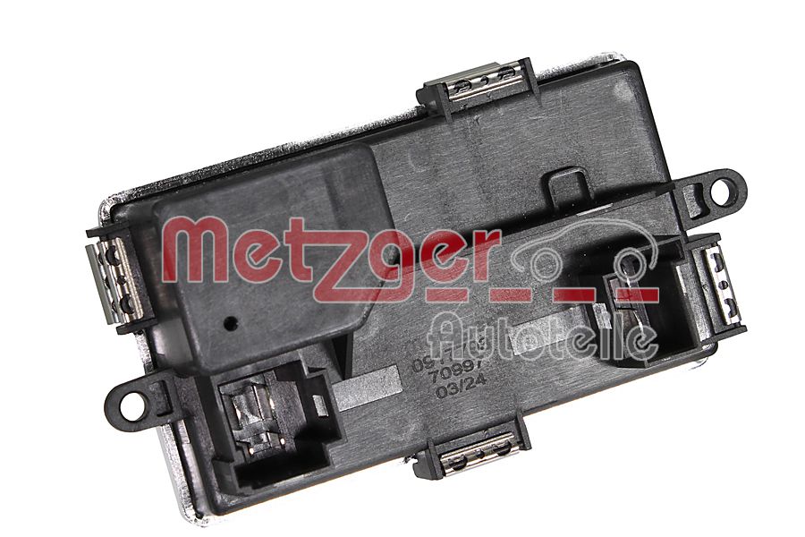 Regolatore, Ventitlatore abitacolo - 0917793 METZGER