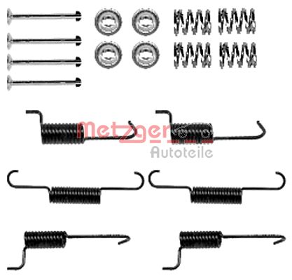 Accessory Kit, parking brake shoes - 105-0823 METZGER
