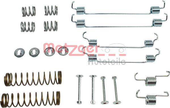 Kit accessori, Ganasce freno - 105-0835 METZGER
