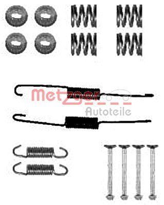 Accessory Kit, brake shoes - 105-0879 METZGER