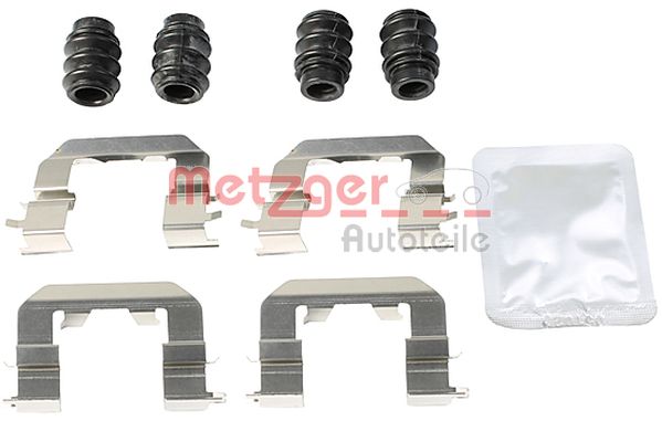 Kit accessori, Pastiglia freno - 109-0019 METZGER