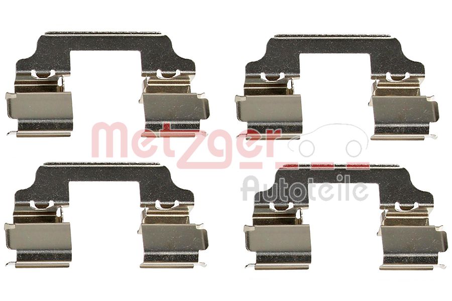 Accessory Kit, disc brake pad - 109-0153 METZGER