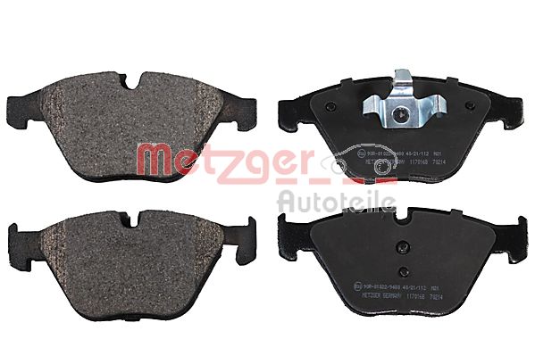 Kit pastiglie freno, Freno a disco - 1170168 METZGER