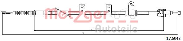 Cable, parking brake - 17.6048 METZGER
