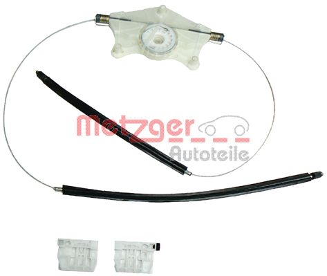 Kit riparazione, Alzacristallo - 2160075 METZGER