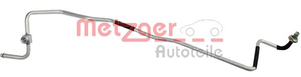 High-/Low Pressure Line, air conditioning - 2360037 METZGER