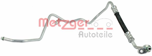 High-/Low Pressure Line, air conditioning - 2360053 METZGER
