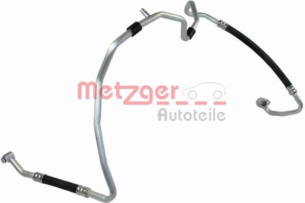 High-/Low Pressure Line, air conditioning - 2360061 METZGER