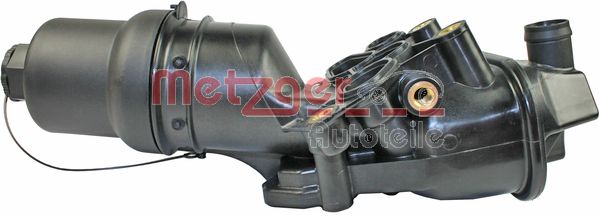 Housing, oil filter - 2370002 METZGER