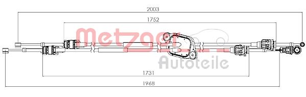 Sensor, wheel speed - 09001266 METZGER