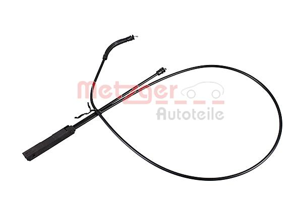 Cavo comando cofano motore - 3160042 METZGER