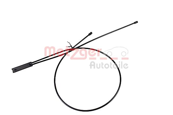 Cavo comando cofano motore - 3160060 METZGER