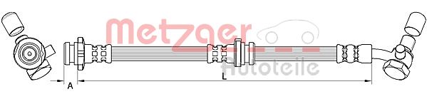Brake Hose - 4111581 METZGER