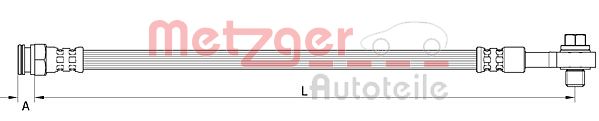 Brake Hose - 4111619 METZGER