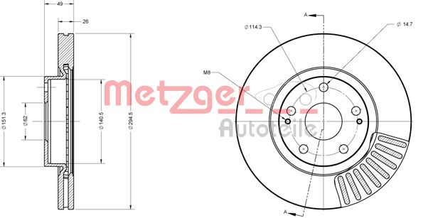 Discofreno - 6110276 METZGER