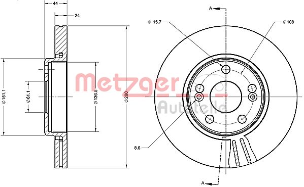 Serratura sport. - 2314114 METZGER