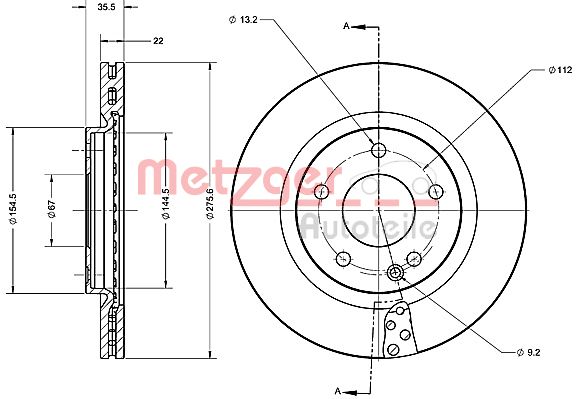 Door Lock - 2314098 METZGER