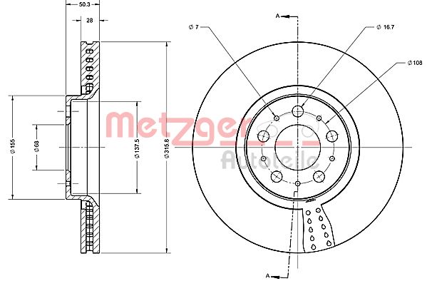 Door Lock - 2314102 METZGER