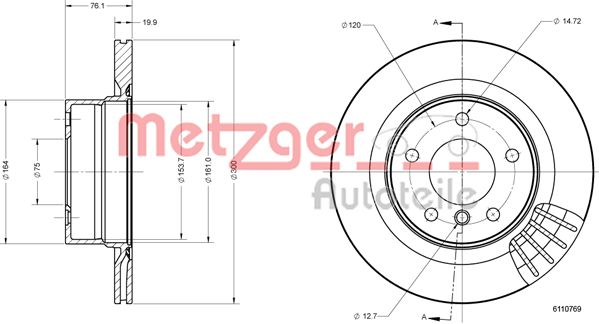 Modulo collettore aspirazione - 2100106 METZGER