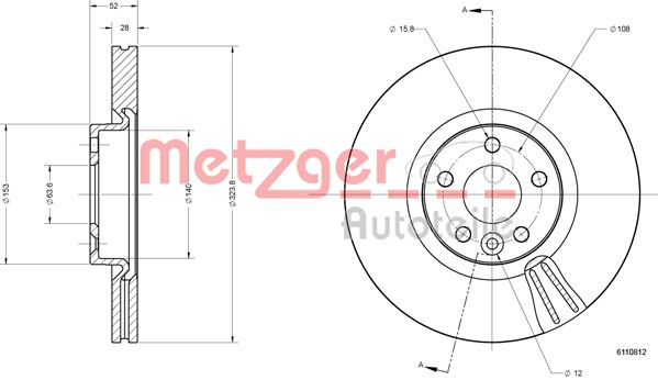 Door Lock - 2314440 METZGER