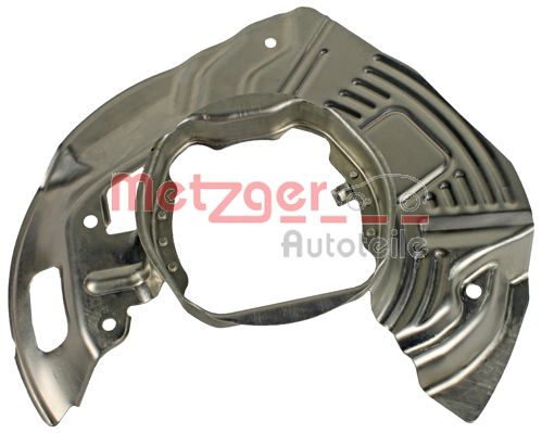 Lamiera paraspruzzi, Disco freno - 6115028 METZGER