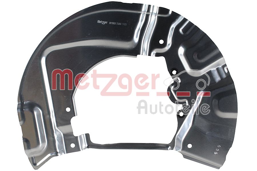 Splash Panel, brake disc - 6115031 METZGER