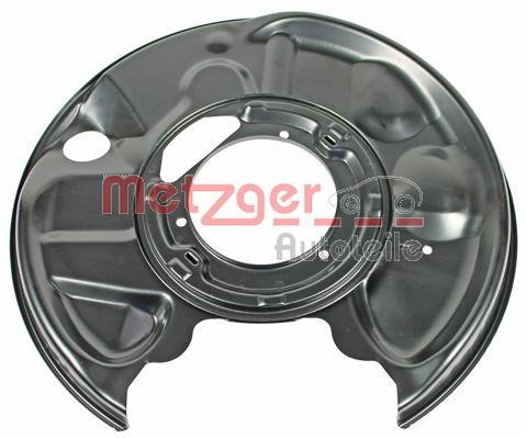 Lamiera paraspruzzi, Disco freno - 6115033 METZGER