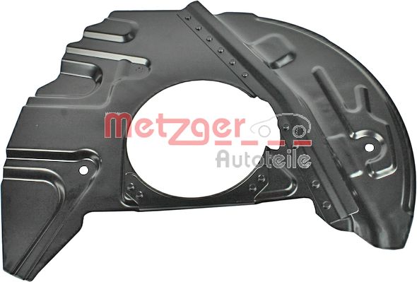 Lamiera paraspruzzi, Disco freno - 6115043 METZGER