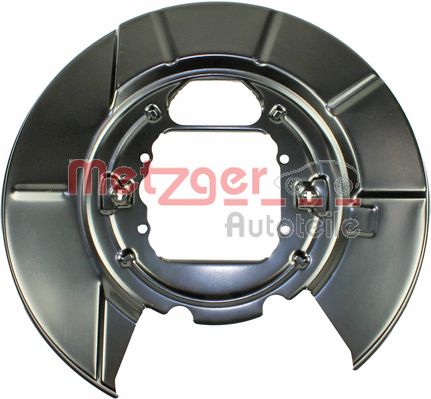 Lamiera paraspruzzi, Disco freno - 6115045 METZGER