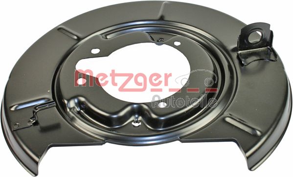 Lamiera paraspruzzi, Disco freno - 6115062 METZGER