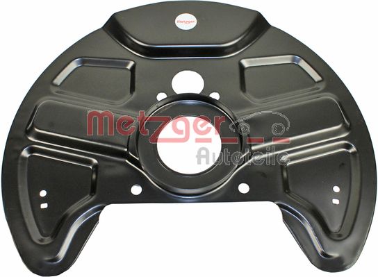Lamiera paraspruzzi, Disco freno - 6115112 METZGER