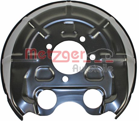 Lamiera paraspruzzi, Disco freno - 6115119 METZGER