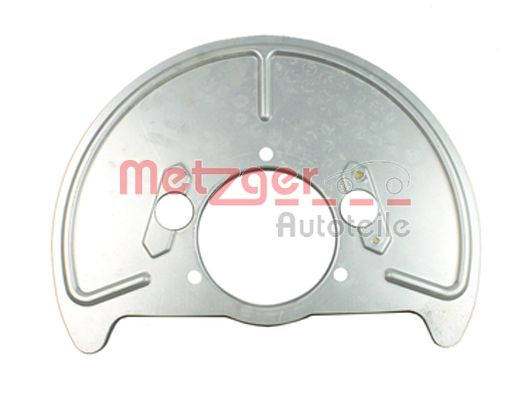 Lamiera paraspruzzi, Disco freno - 6115164 METZGER