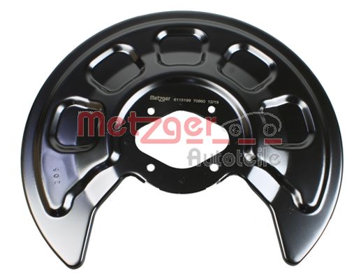 Splash Panel, brake disc - 6115199 METZGER