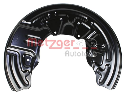 Lamiera paraspruzzi, Disco freno - 6115227 METZGER