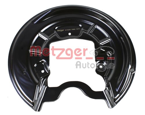 Splash Panel, brake disc - 6115230 METZGER